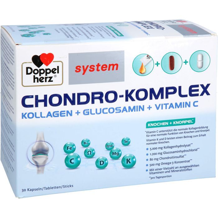 DOPPELHERZ Chondro-Komplex syst.Komb.Tab.Kap.Stick