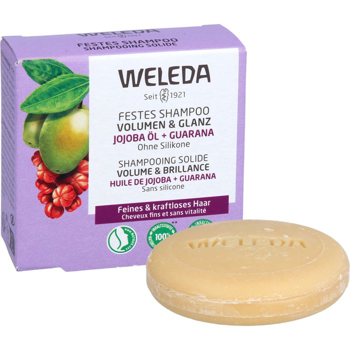 WELEDA festes Shampoo Volumen & Glanz