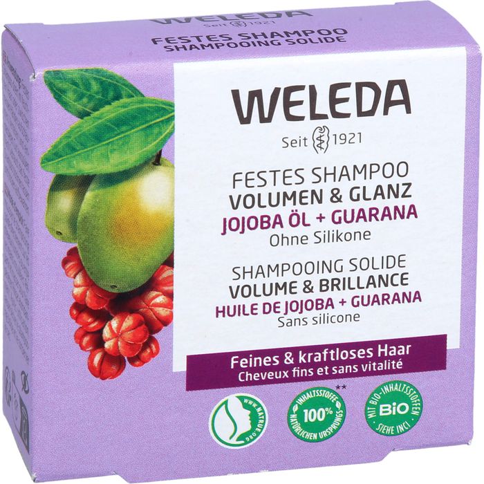 WELEDA festes Shampoo Volumen & Glanz