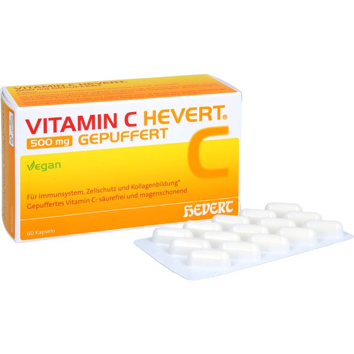 VITAMIN C HEVERT 500 mg gepuffert Kapseln