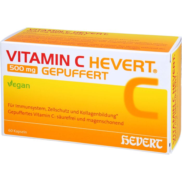 VITAMIN C HEVERT 500 mg gepuffert Kapseln