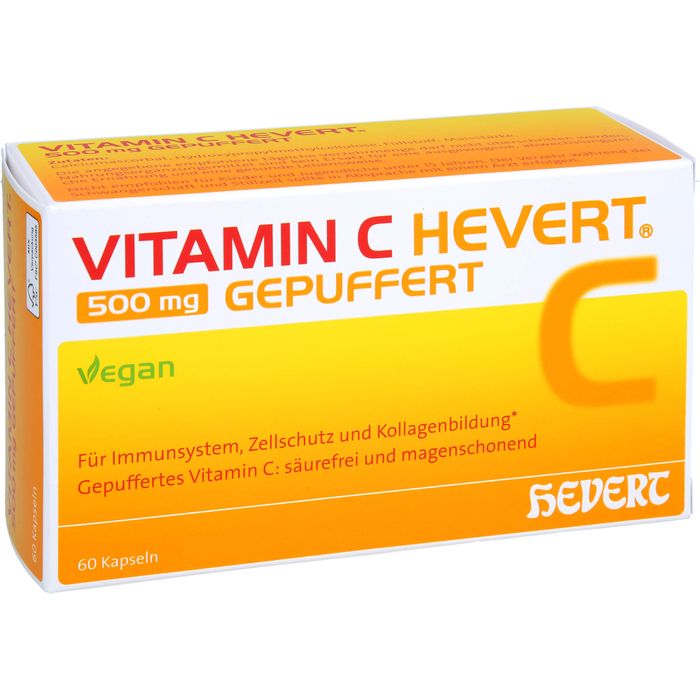 VITAMIN C HEVERT 500 mg gepuffert Kapseln