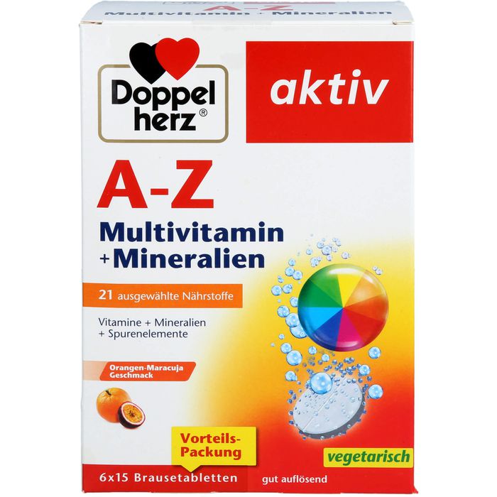 DOPPELHERZ A-Z Multivitamin+Mineralien Brausetabl.