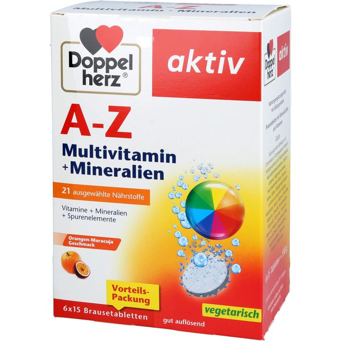 DOPPELHERZ A-Z Multivitamin+Mineralien Brausetabl.