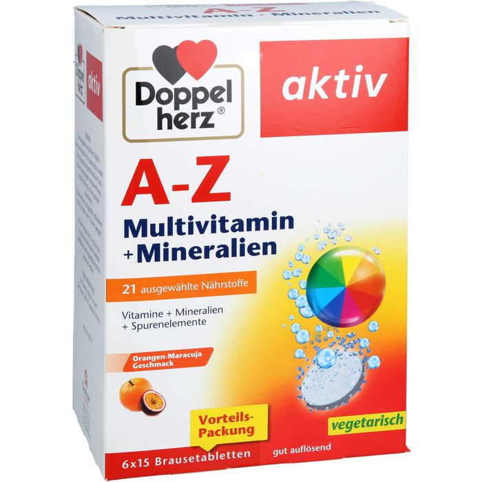 DOPPELHERZ A-Z Multivitamin+Mineralien Brausetabl.